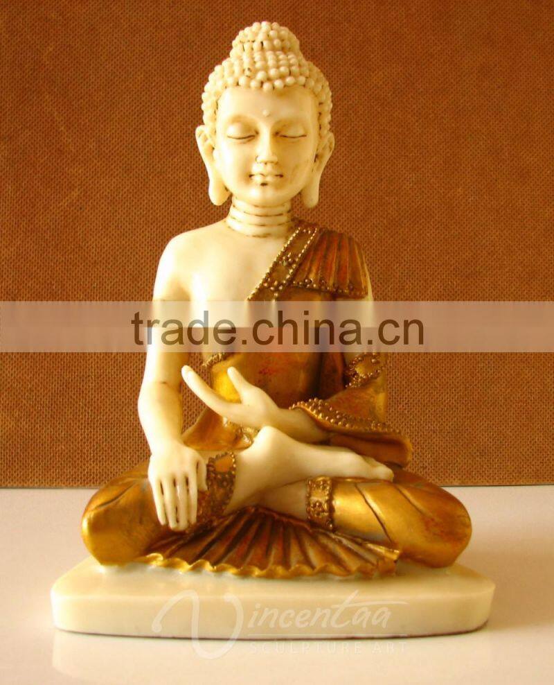 Asia fengshui indoor zen garden metal crafts bronze budha statue for sale