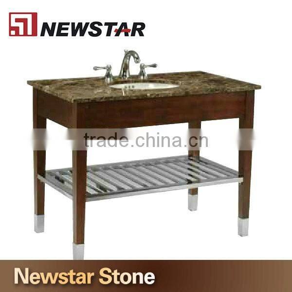 Hotel application bathroom sink vanity base
