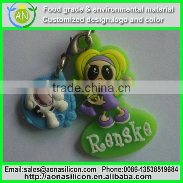 Cheap price Creative Fashionable silicone key chain for US
