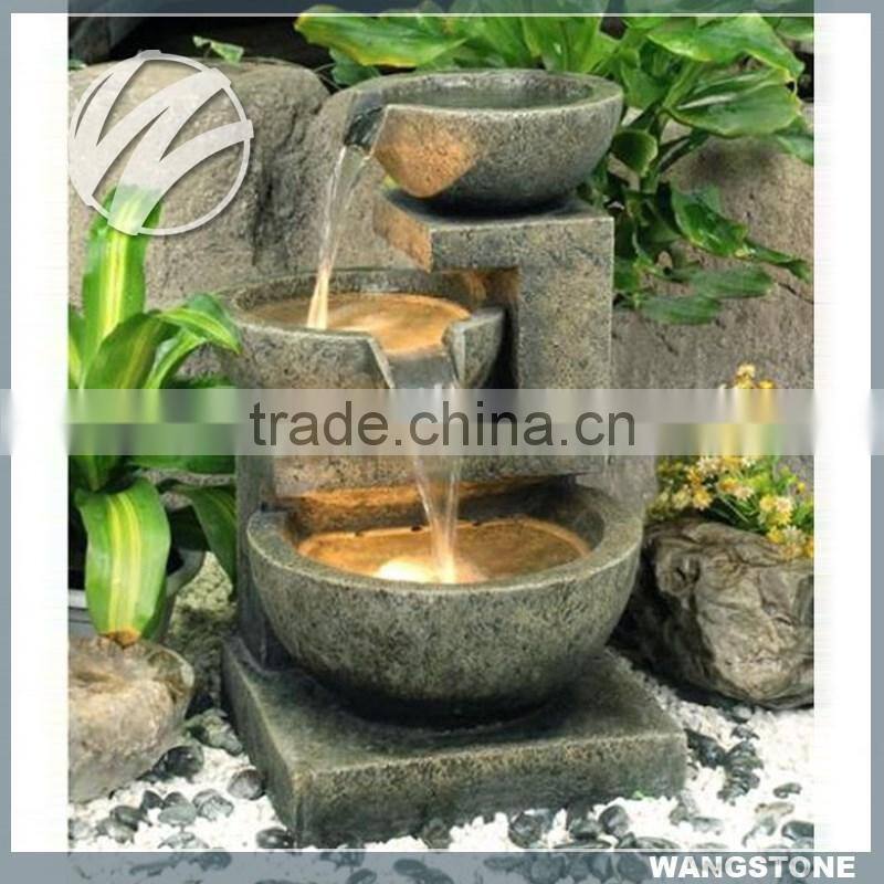 Modern Garden Decor Granite Stone Water Fountain