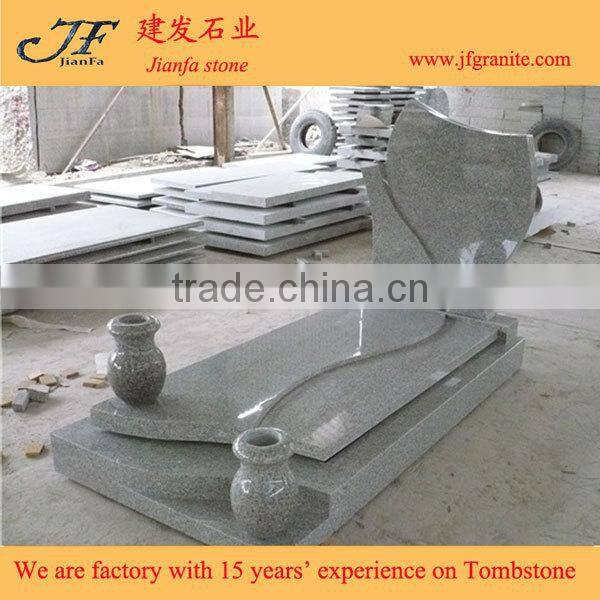 Hot Sale Western G603 Grey Photo Cemetery Headstones