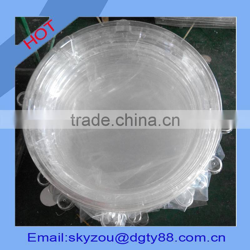 vacuum thick thermoformed round plastic craft frames with cheap price