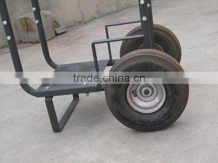 firewood carrier hand trolley, log carrier hand trolley, Log storage trolley