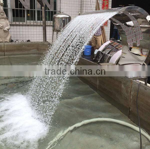 Stainless steel 316/304 bali water feature swimming pool fountain water shower curtain