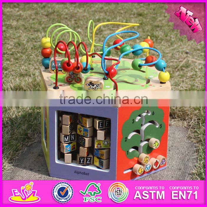2016 Multi-function children wooden early education toy W12D047