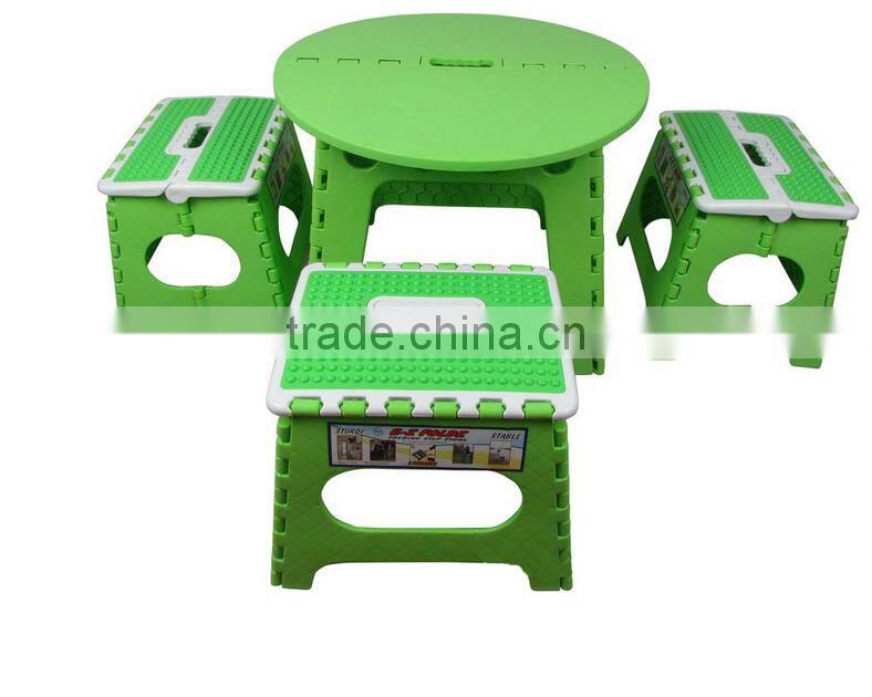 2015 plastic new design table and chair for home and outdoor