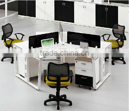 high quality cheap office desk for 3 person,office desk with locking drawers