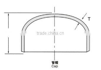 Competitive Price CE Factory Titanium Butt-Welding Caps for Sale