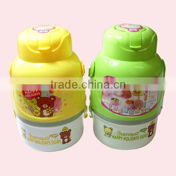 2 in 1 Plastic Cheap Water Bottle With Cock