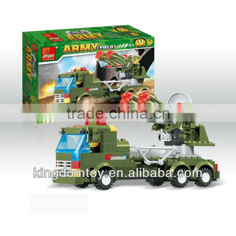 The building blocks of army car for wholesale