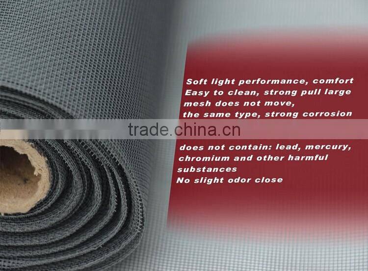PVC coated fiberglass window screen