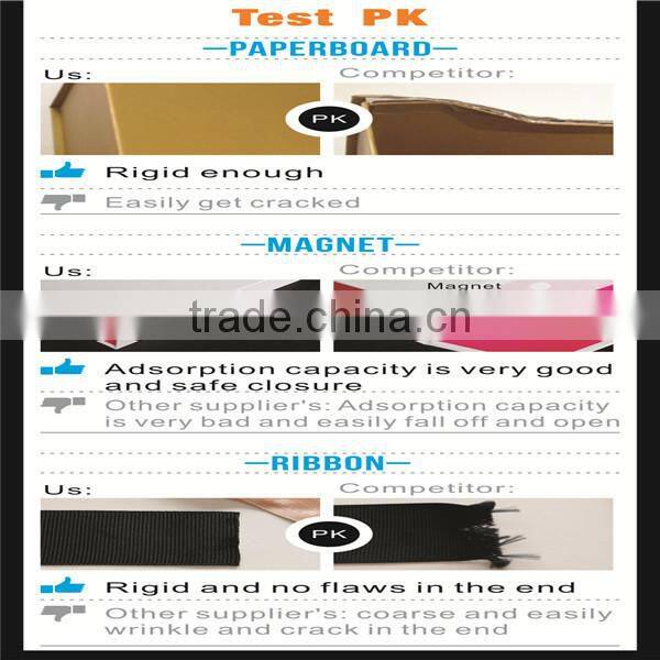 Black Man Suit Box With Logo Hot White Embossing ,Customized Size Flat Packaging Box For Garments