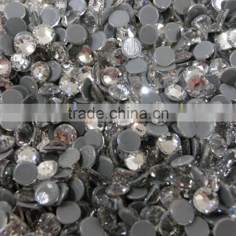China factory shiny leed free and multi size flat back Beads Hot Fix for wedding dress