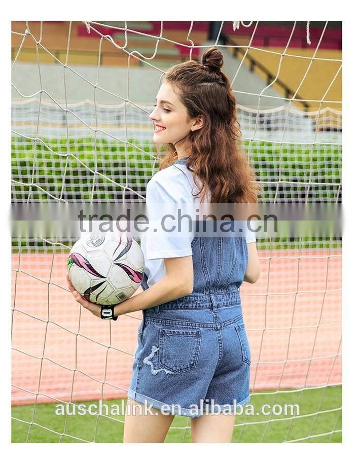 summer urban women big blue star bib short jeans customized