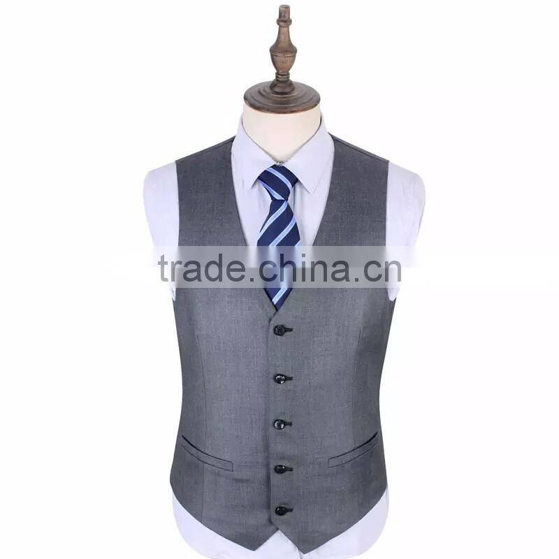 2016 custom latest casual waistcoat for men