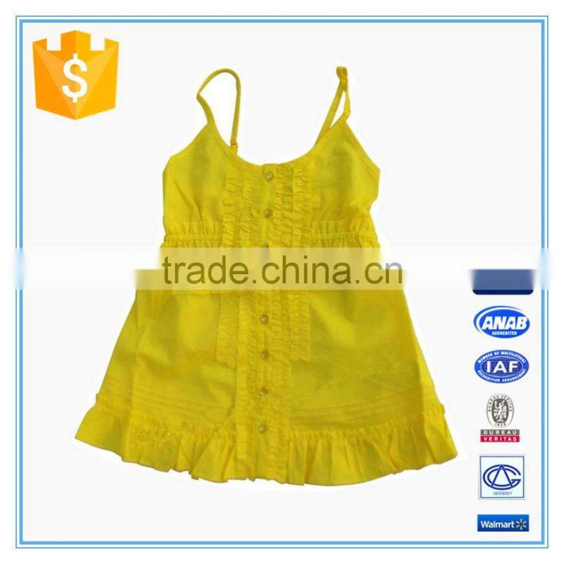 Ladies Cotton Sexy Ruffle Hem Design Camisole