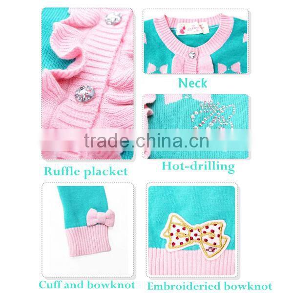 2015 New style dongguan colorful school sweater designs for kids