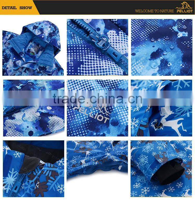 2017 winter waterproof mountaining men snow ski jacket