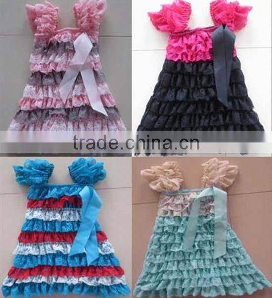 2016 pink and white Lovely Baby Girls Super Fluffy Chiffon Pettiskirt Fashional Girl's Multi Colors Pettiskirts wholesale