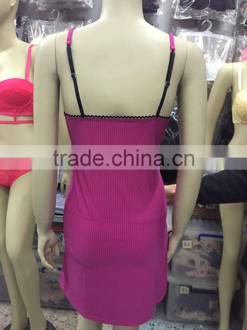 2016 new arrival sleepwear range breathable high technic processed