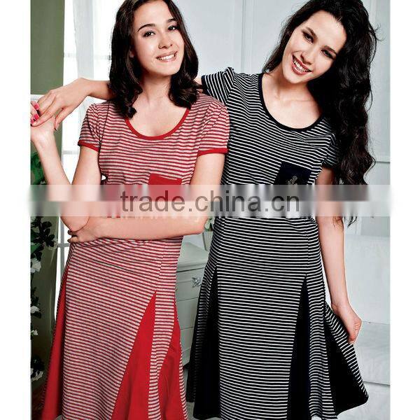 Women top fashion design pajamas for 2014 summer cotton pajamas women