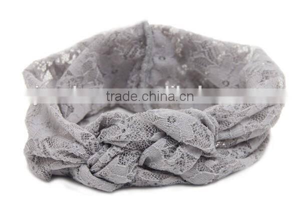 kids girl elastic lace cross headband, elastic lace headband for kids
