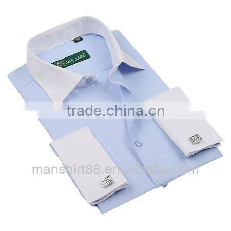 hgih yarn count high density tuxedo shirt for man