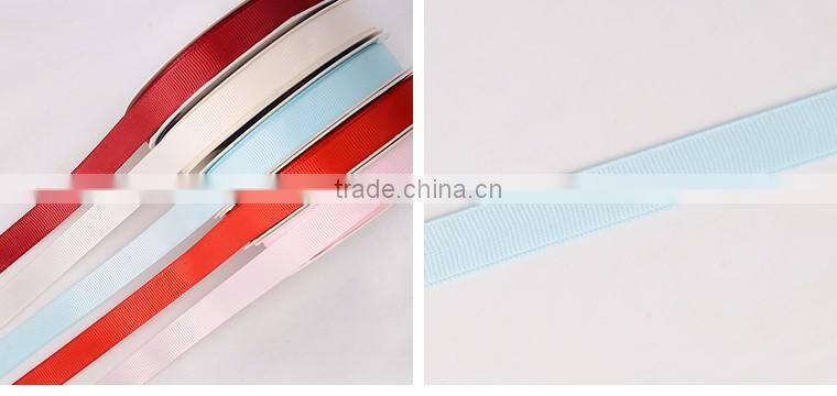 100% Polyester Color Grosgrain Ribbon