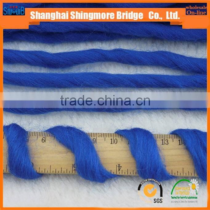 Shopping knitting yarns china supplier hot wholesale oeko tex certified 1/0.2Nm chunky wool yarn in low price