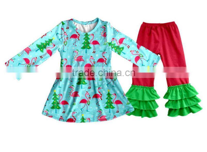 Boya Hot Sale Boutique Remake Design Kids Deer Dress Custom Party Girl Wear Dresses