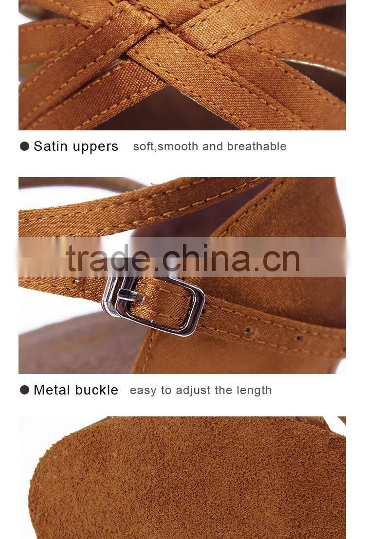 Dark tan Ballroom/Latin/Salsa/Tango Dance Shoes