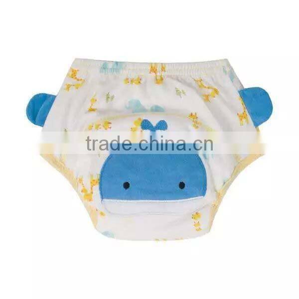 lovely monkey style soft cotton washable baby cloth diaper nappy