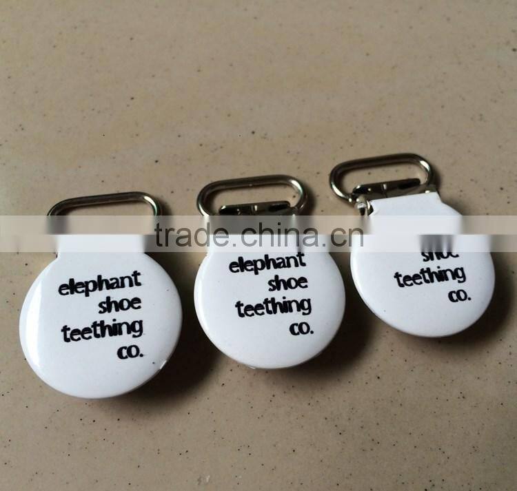 Wholesale Cheap OEM Logo Metal Suspender Clips