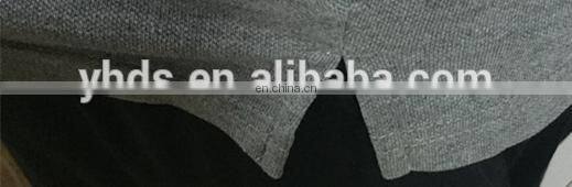 2016 Men's gray color polo t-shirt without embroidery