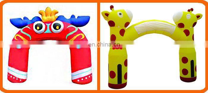 HI-CE new design waterproof Pvc inflatable arch, inflatable round shape archway