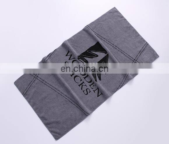 wholesaler customized printed microfiber soft new promotional polyester cotton beach towels
