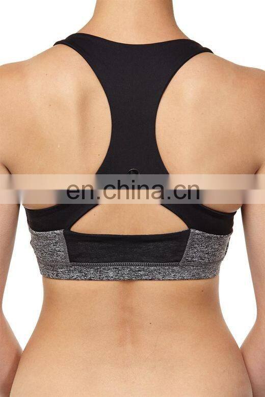 Yihao 2016 New Basic Sexy Active Solid Color Sports Yoga Running Wear Gym Bra Women Vest Crop Top