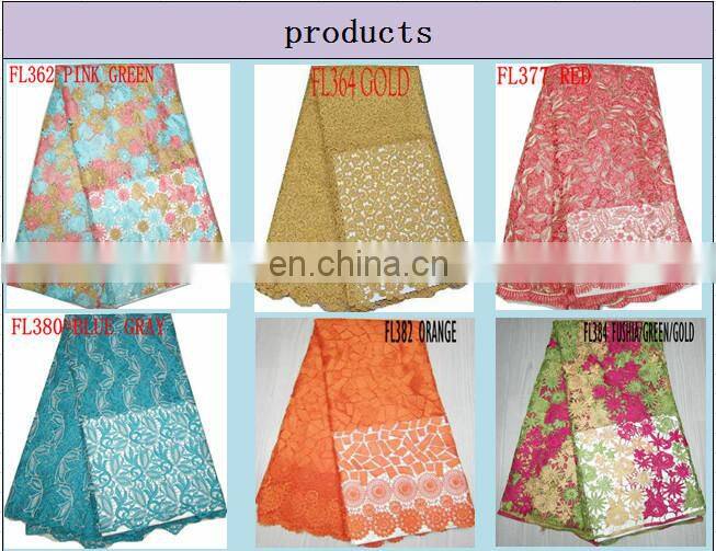 organza guipure lace fabric GL142