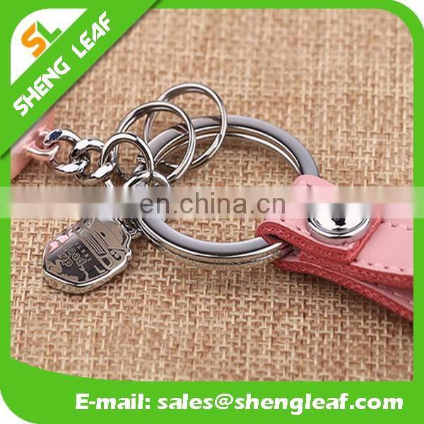 Wholesale colorful car shaped metal keychain