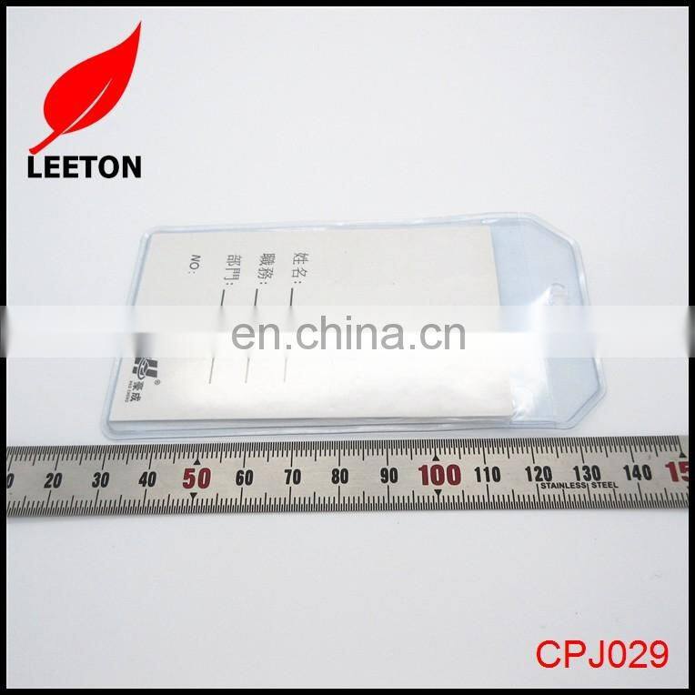 Factory supply PVC mini name tag badge holder