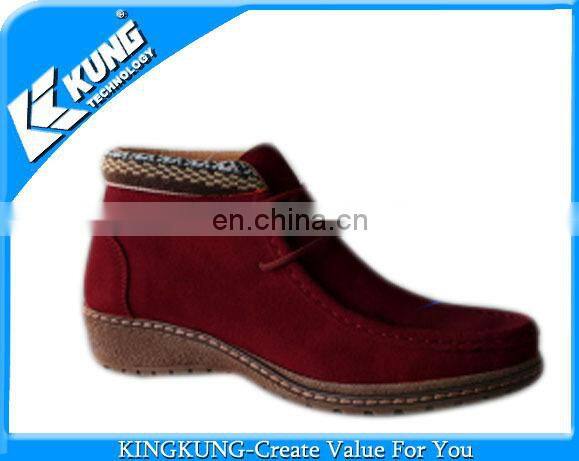 ladies fashion shoes suede terrace shoe for women