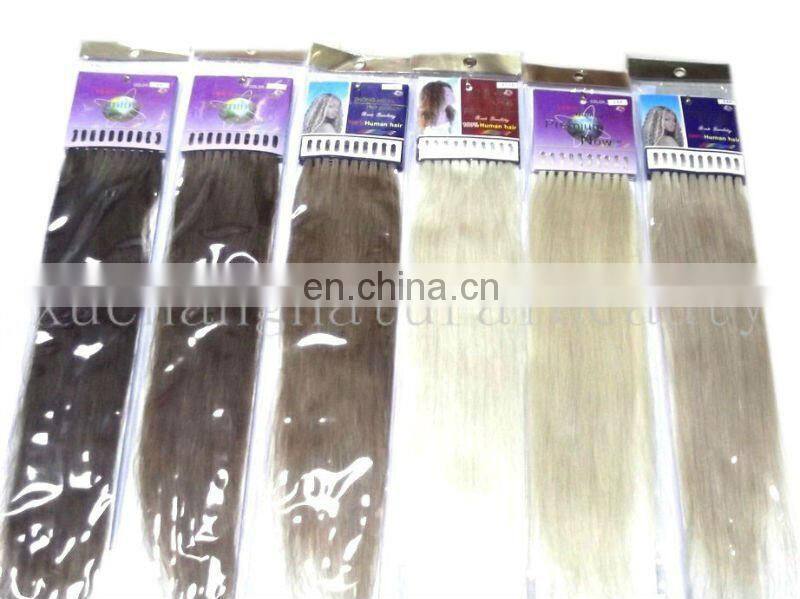 Pre-blond human hair for micro braids