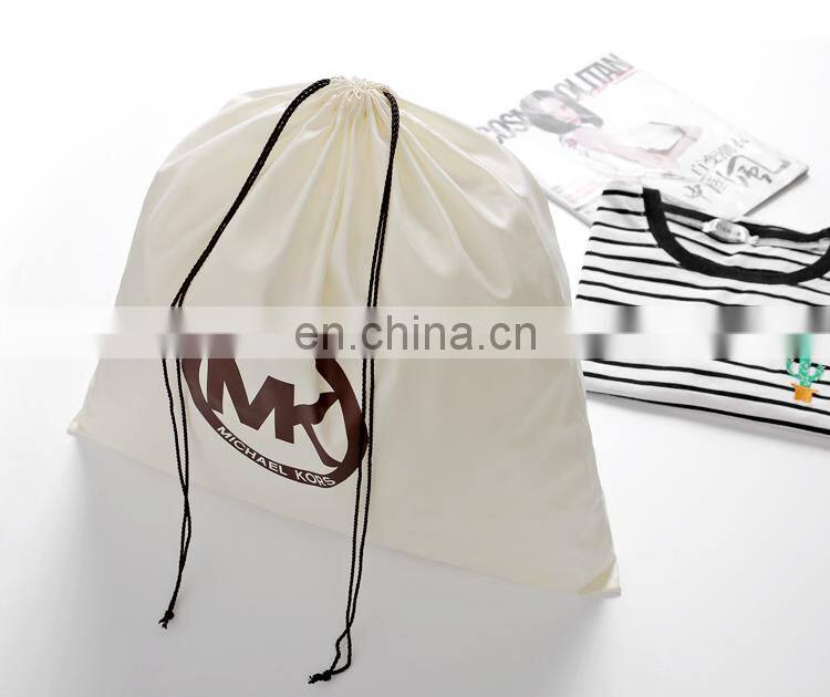 Wholesale cotton cloth drawstring bag custom logo