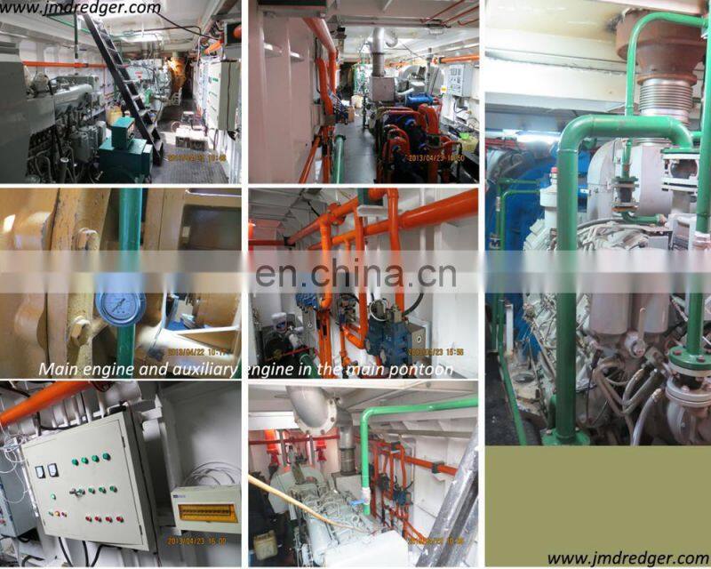 JMD500 20 inch Hydraulic cutter suction sand dredging ship machinery with spud carriage for sale