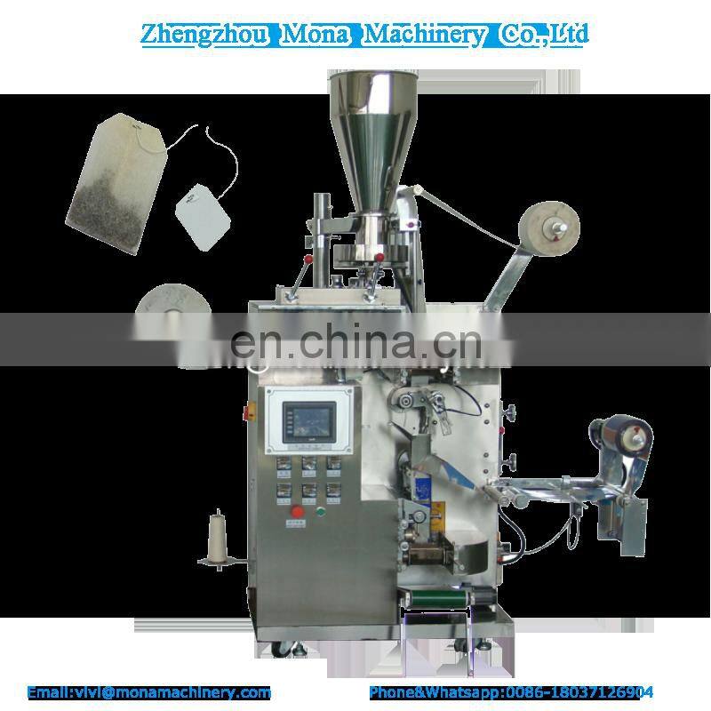 1-10 gram tea bag packing machine with string,tag and envelope