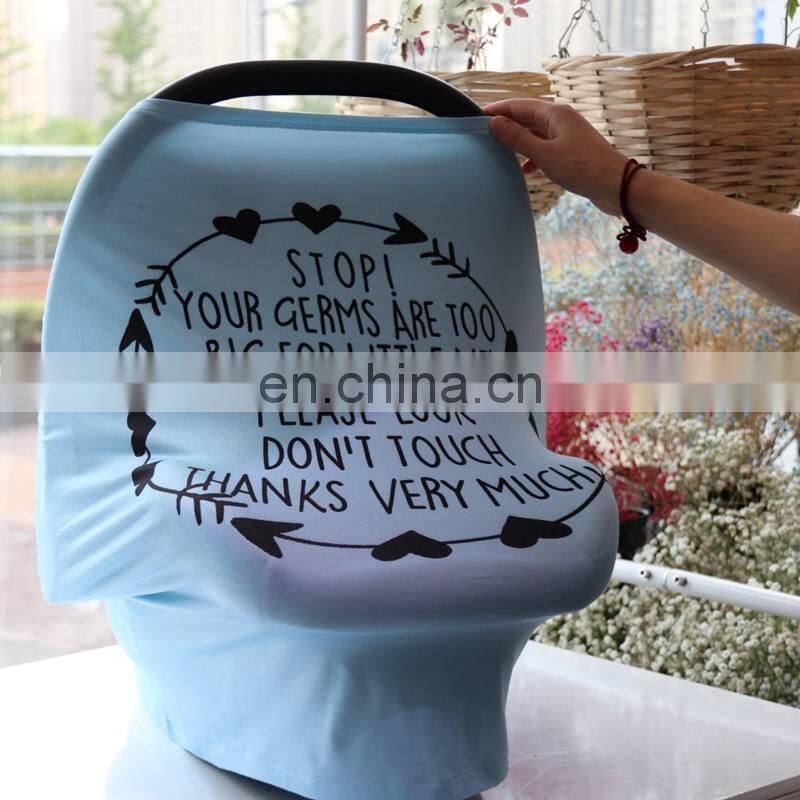 Baby Stretchy Nursing Breastfeeding Cover Multi Use Car Seat Canopy Stroller Infant Car Seat Breastfeeding Cover Baby Carseat
