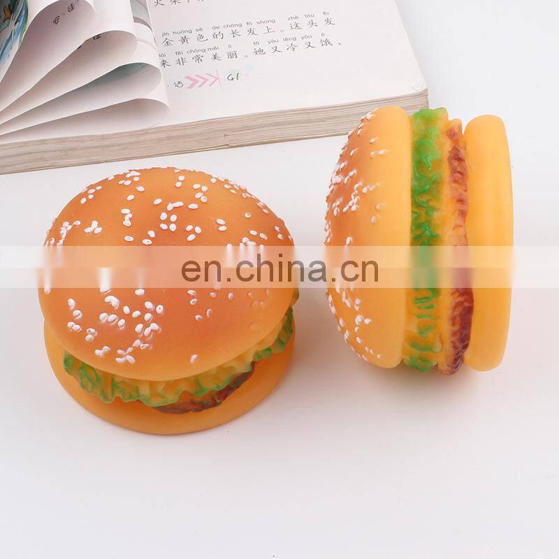 Pet Puppy Vinyl Donut Bone Chew Squeak Toy For Dogs