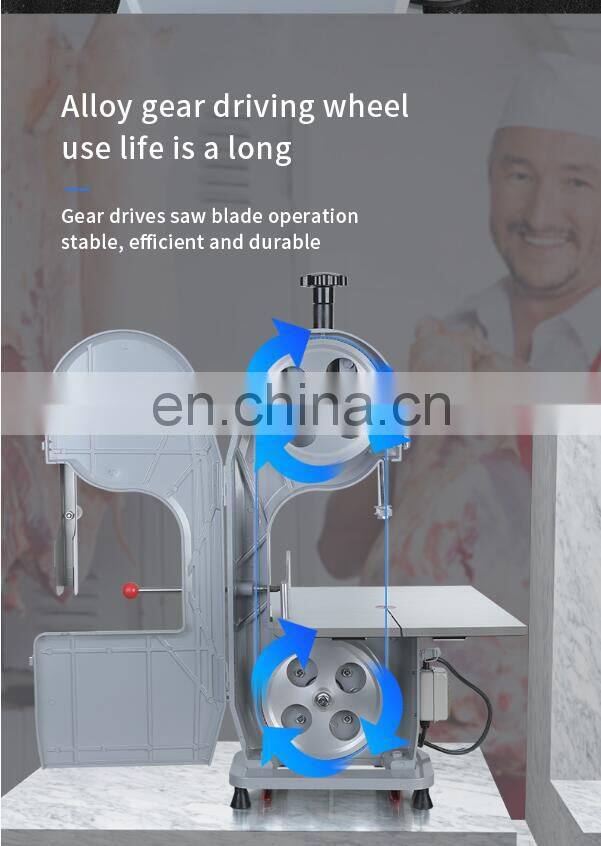 Meat cutting machine bone saw chicken cutter machine