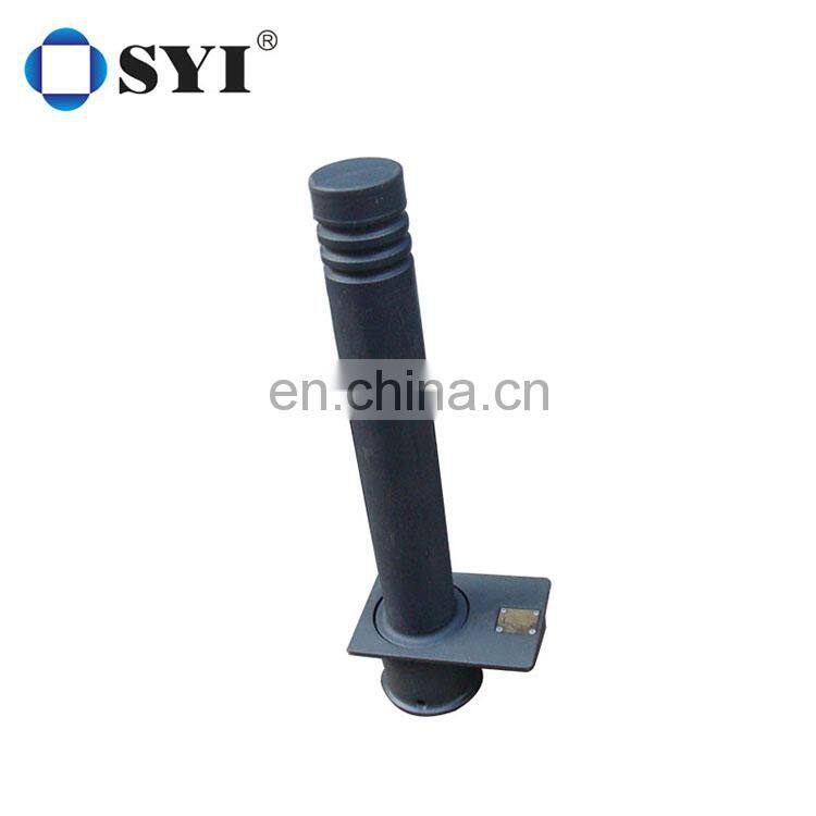 Temporary removable guide road traffic warning steel bollard