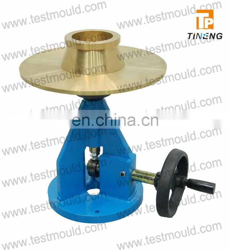 manual flow table to test cement or mortars consistency and fluidity